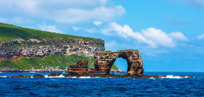 На Галапагосских островах обрушилась знаменитая арка Дарвина 